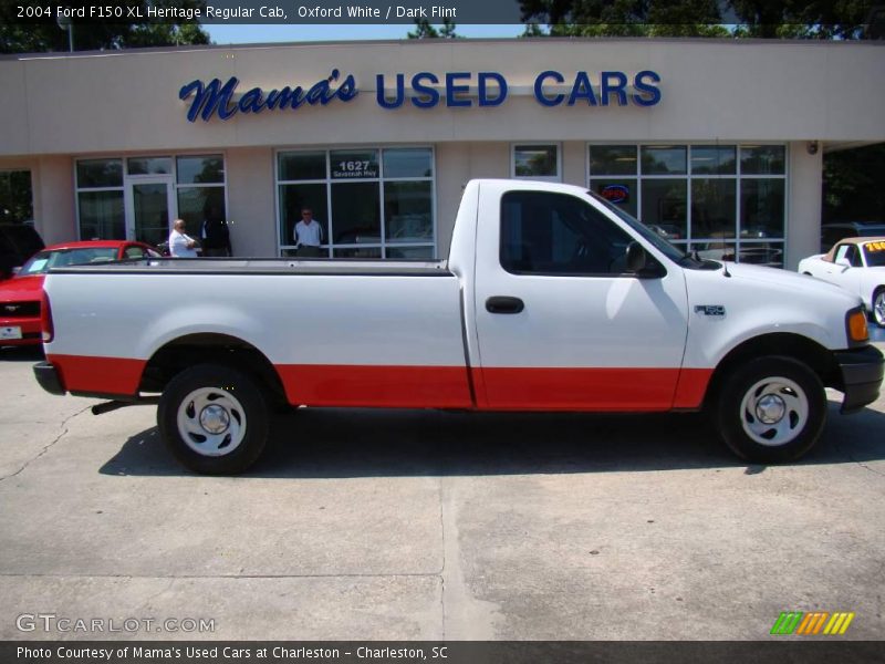 Oxford White / Dark Flint 2004 Ford F150 XL Heritage Regular Cab