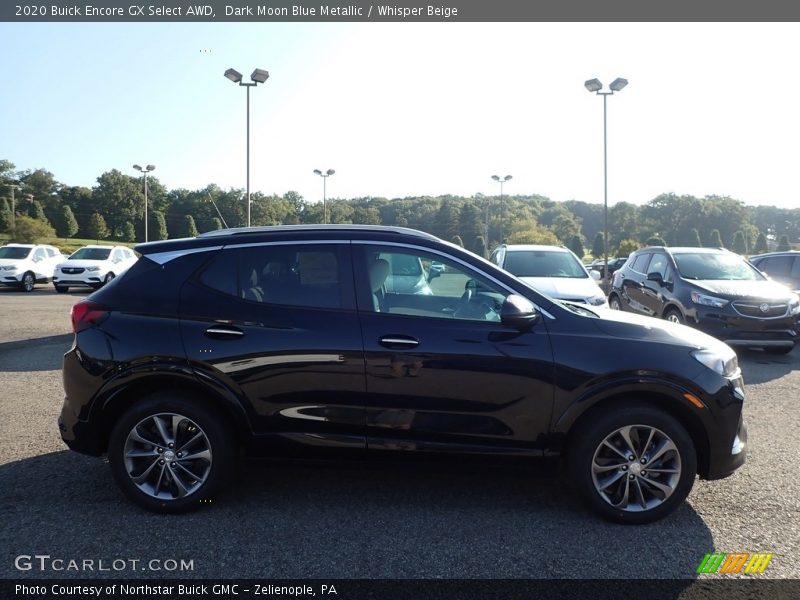 Dark Moon Blue Metallic / Whisper Beige 2020 Buick Encore GX Select AWD