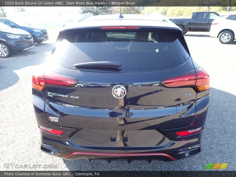 Dark Moon Blue Metallic / Whisper Beige 2020 Buick Encore GX Select AWD