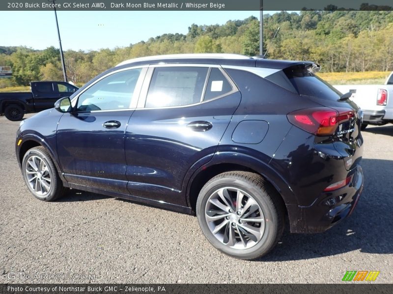 Dark Moon Blue Metallic / Whisper Beige 2020 Buick Encore GX Select AWD
