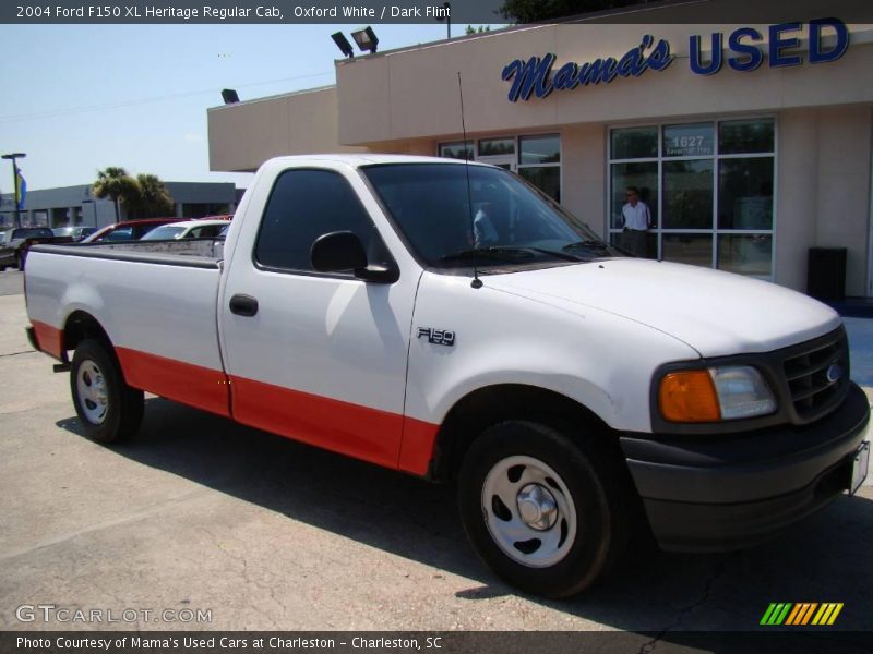 Oxford White / Dark Flint 2004 Ford F150 XL Heritage Regular Cab