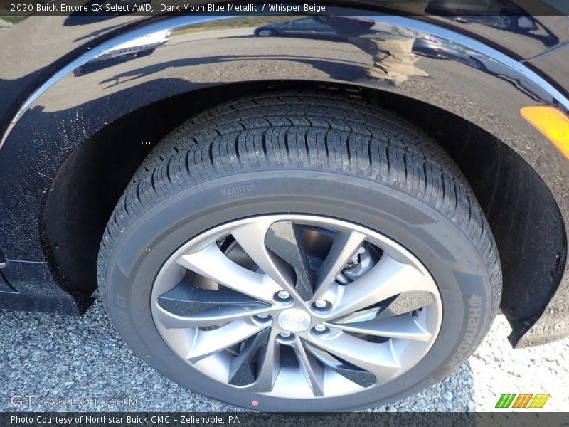 Dark Moon Blue Metallic / Whisper Beige 2020 Buick Encore GX Select AWD