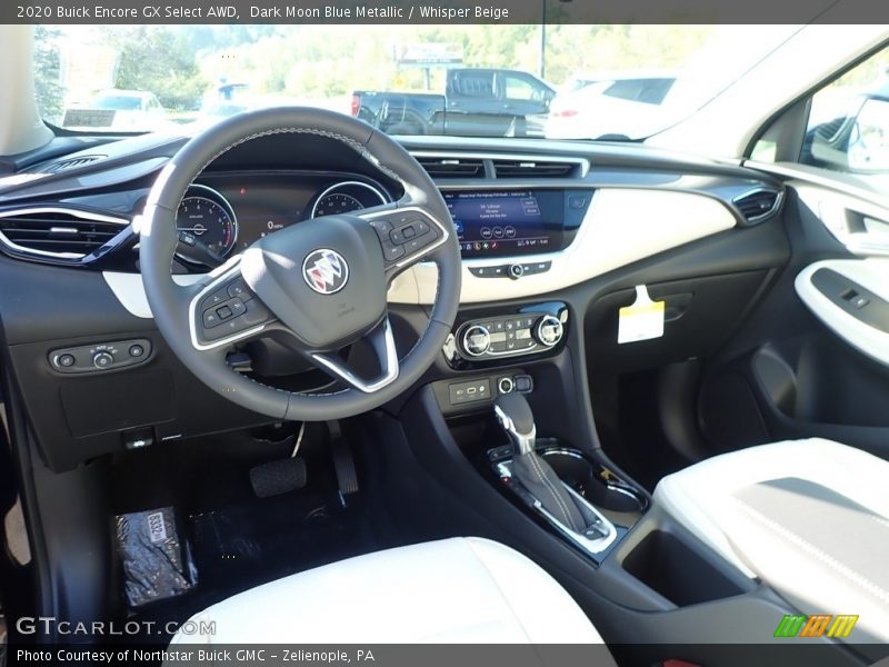 Dark Moon Blue Metallic / Whisper Beige 2020 Buick Encore GX Select AWD