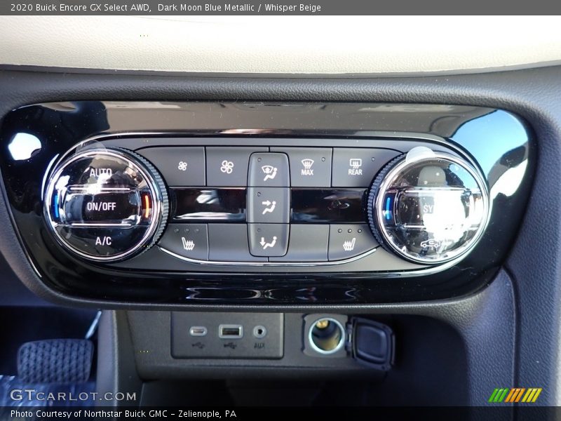 Dark Moon Blue Metallic / Whisper Beige 2020 Buick Encore GX Select AWD