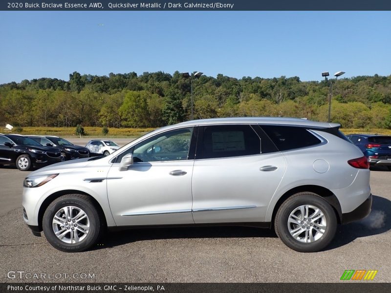 Quicksilver Metallic / Dark Galvinized/Ebony 2020 Buick Enclave Essence AWD