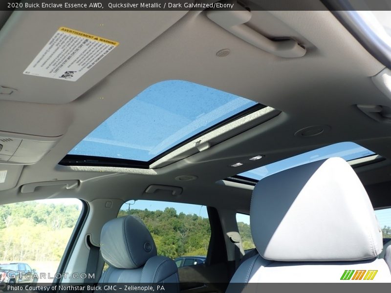 Quicksilver Metallic / Dark Galvinized/Ebony 2020 Buick Enclave Essence AWD