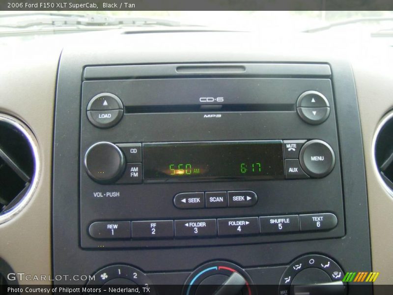 Black / Tan 2006 Ford F150 XLT SuperCab