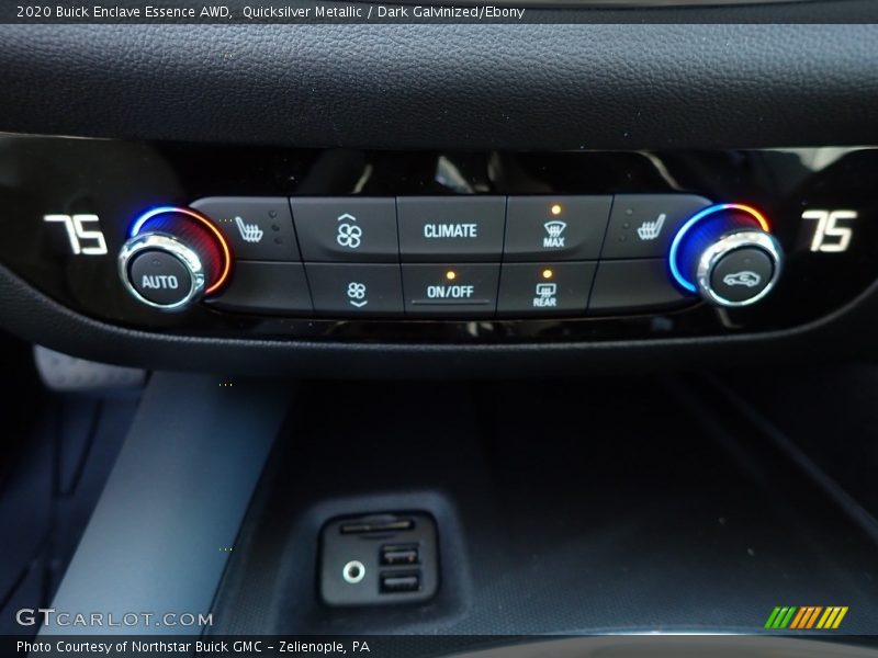 Quicksilver Metallic / Dark Galvinized/Ebony 2020 Buick Enclave Essence AWD
