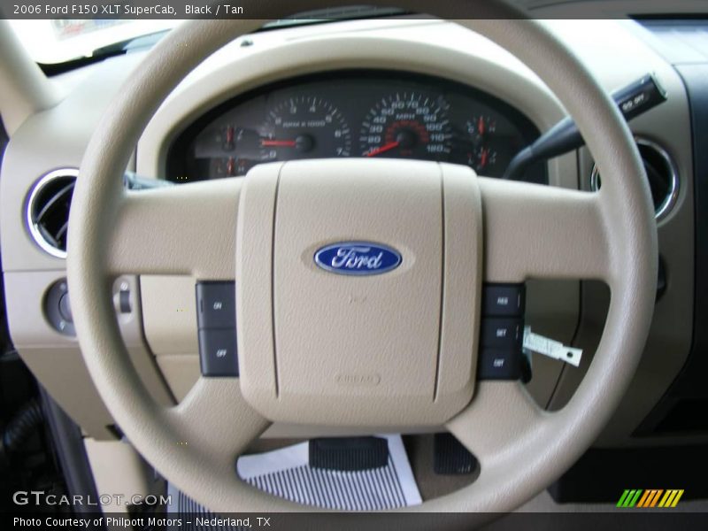 Black / Tan 2006 Ford F150 XLT SuperCab