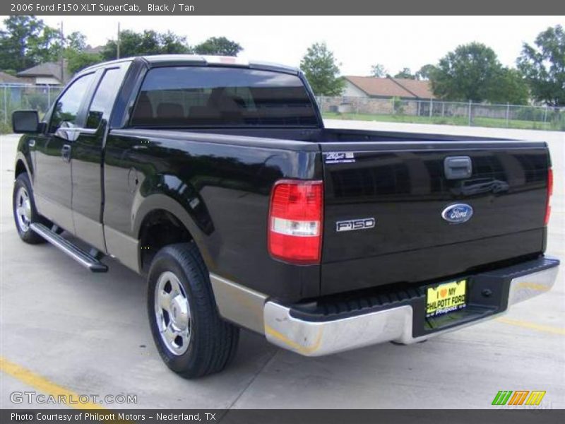 Black / Tan 2006 Ford F150 XLT SuperCab