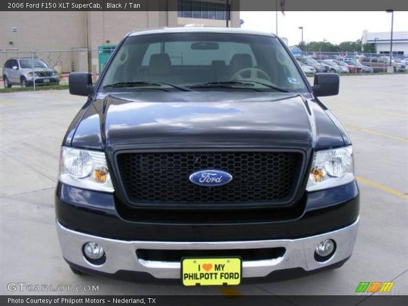 Black / Tan 2006 Ford F150 XLT SuperCab