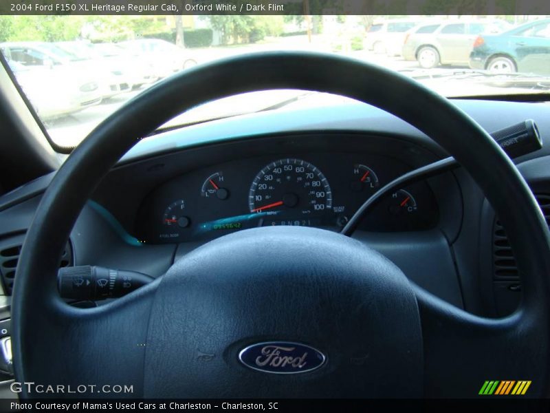 Oxford White / Dark Flint 2004 Ford F150 XL Heritage Regular Cab