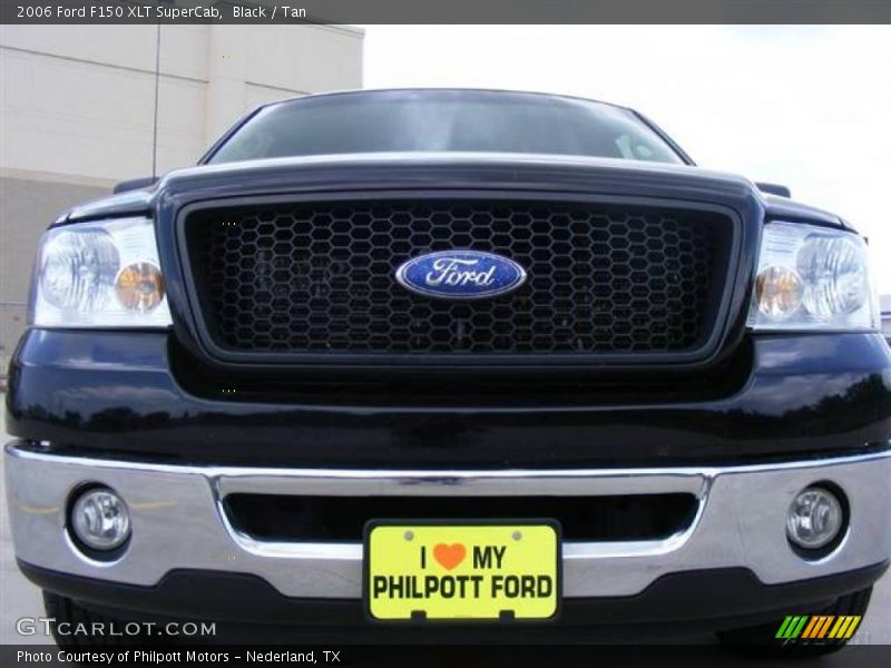 Black / Tan 2006 Ford F150 XLT SuperCab