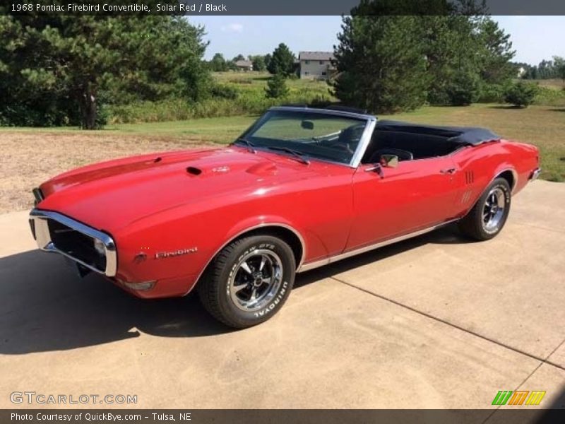  1968 Firebird Convertible Solar Red