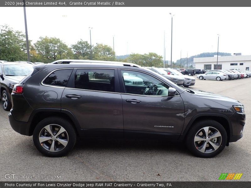 Granite Crystal Metallic / Black 2020 Jeep Cherokee Limited 4x4