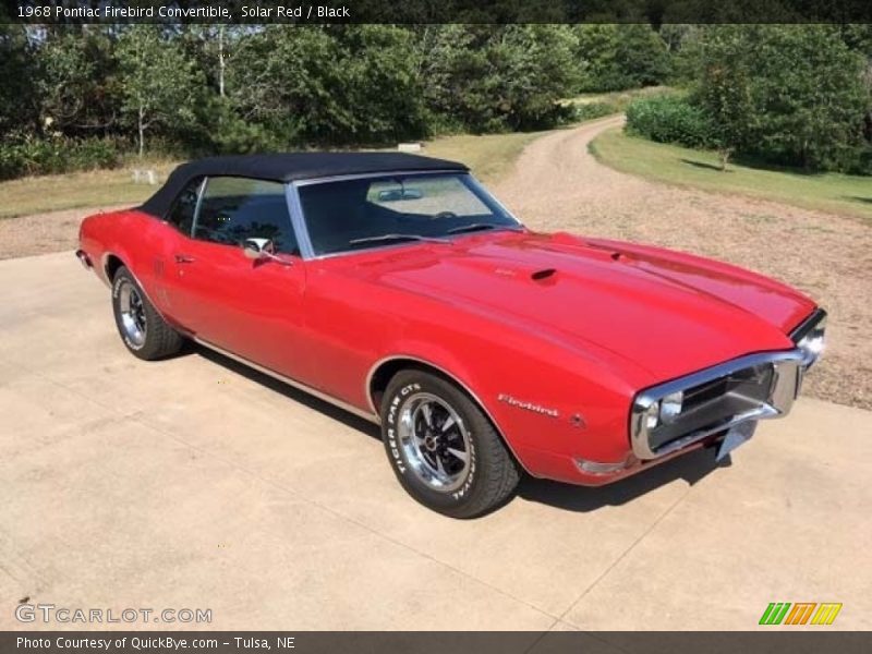 1968 Firebird Convertible Solar Red