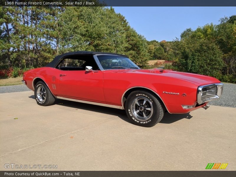  1968 Firebird Convertible Solar Red