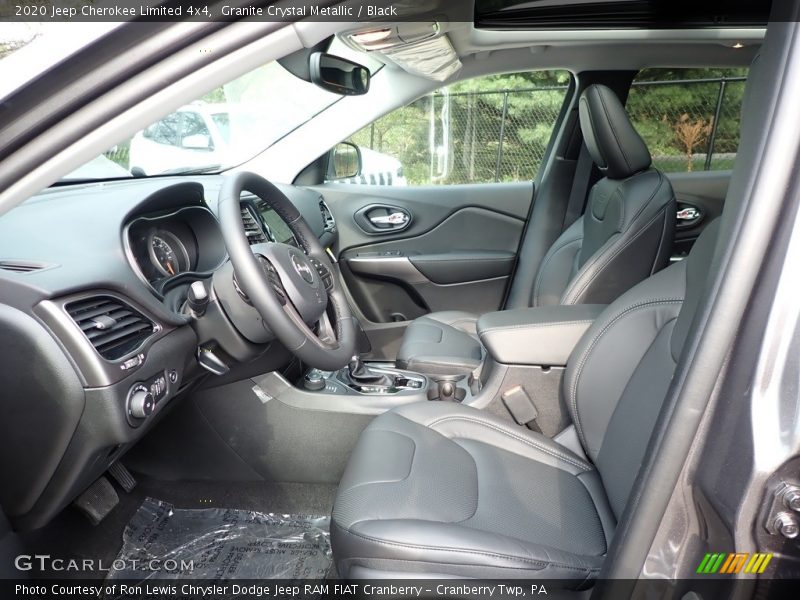 Granite Crystal Metallic / Black 2020 Jeep Cherokee Limited 4x4