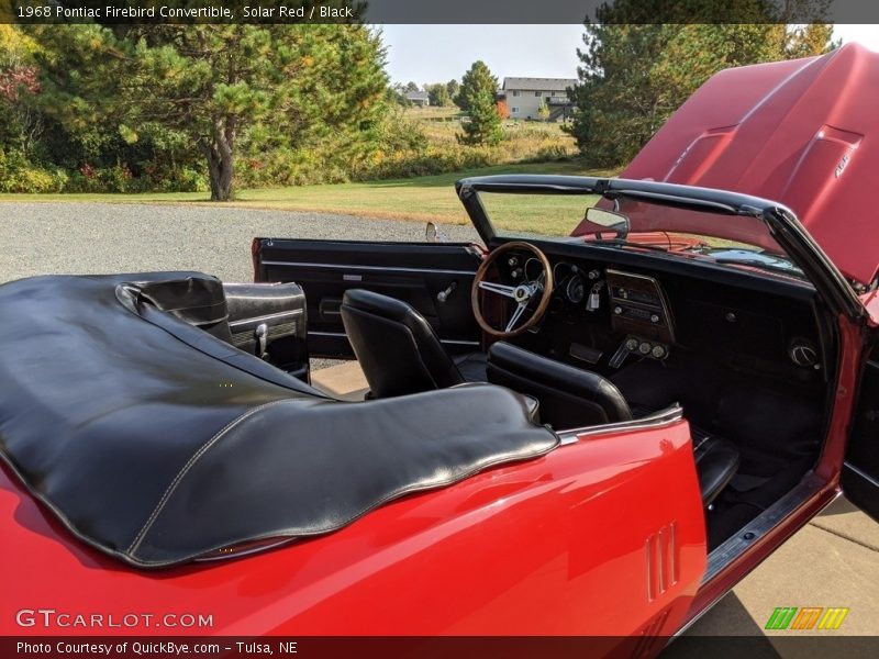 Solar Red / Black 1968 Pontiac Firebird Convertible
