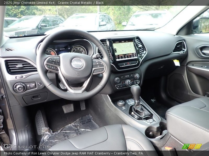 Granite Crystal Metallic / Black 2020 Jeep Cherokee Limited 4x4