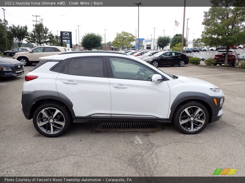 2021 Kona Ultimate AWD Chalk White