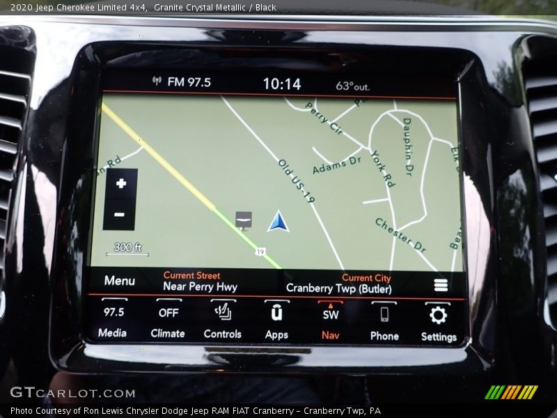 Granite Crystal Metallic / Black 2020 Jeep Cherokee Limited 4x4