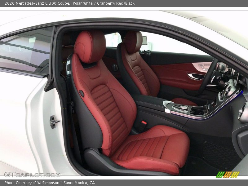  2020 C 300 Coupe Cranberry Red/Black Interior