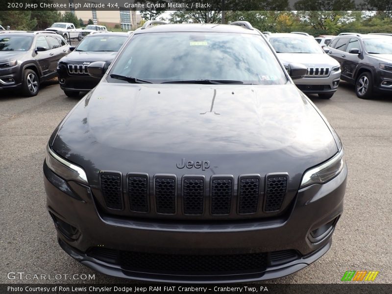 Granite Crystal Metallic / Black 2020 Jeep Cherokee High Altitude 4x4