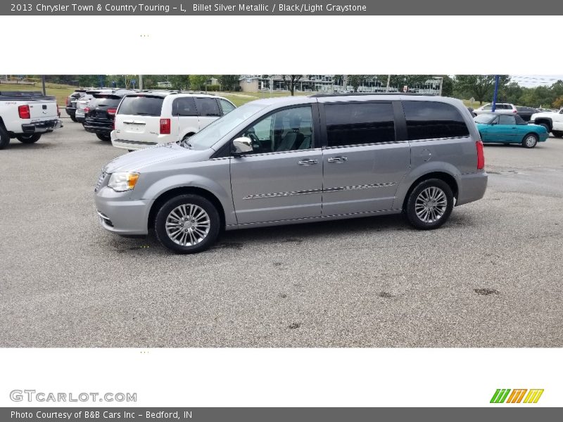 Billet Silver Metallic / Black/Light Graystone 2013 Chrysler Town & Country Touring - L
