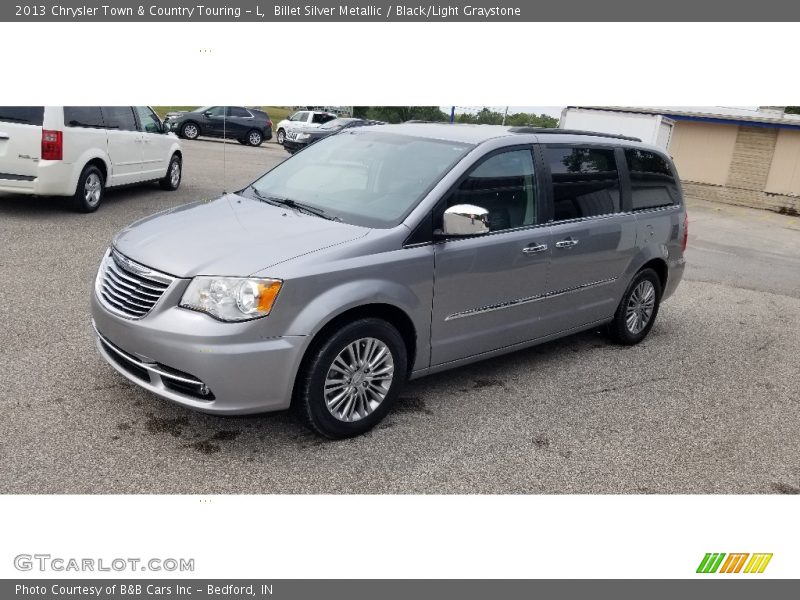 Billet Silver Metallic / Black/Light Graystone 2013 Chrysler Town & Country Touring - L