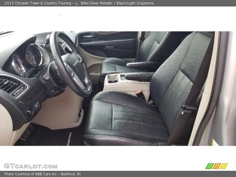 Billet Silver Metallic / Black/Light Graystone 2013 Chrysler Town & Country Touring - L