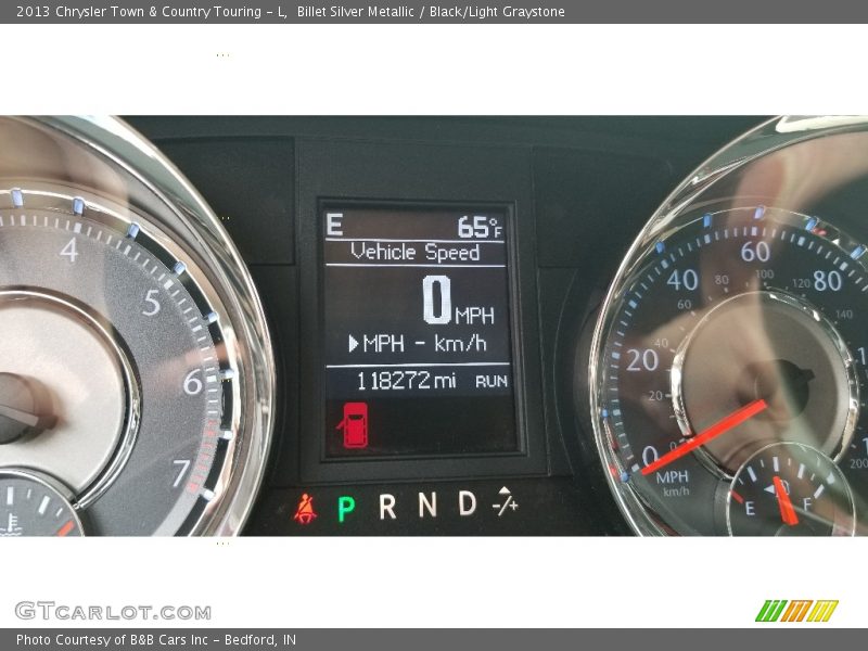 Billet Silver Metallic / Black/Light Graystone 2013 Chrysler Town & Country Touring - L