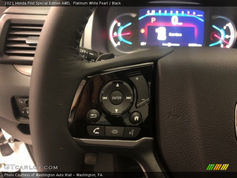 Platinum White Pearl / Black 2021 Honda Pilot Special Edition AWD
