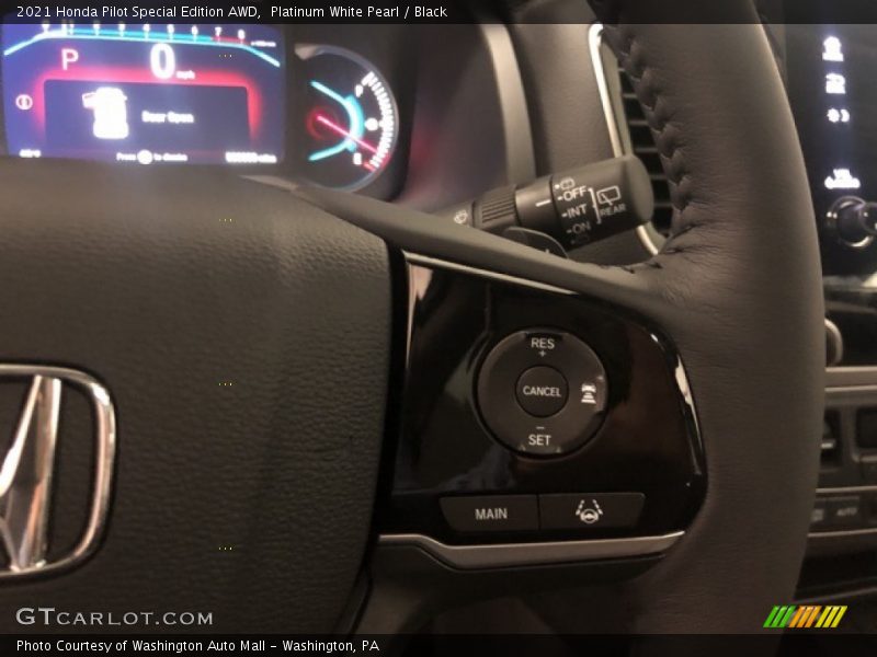 Platinum White Pearl / Black 2021 Honda Pilot Special Edition AWD