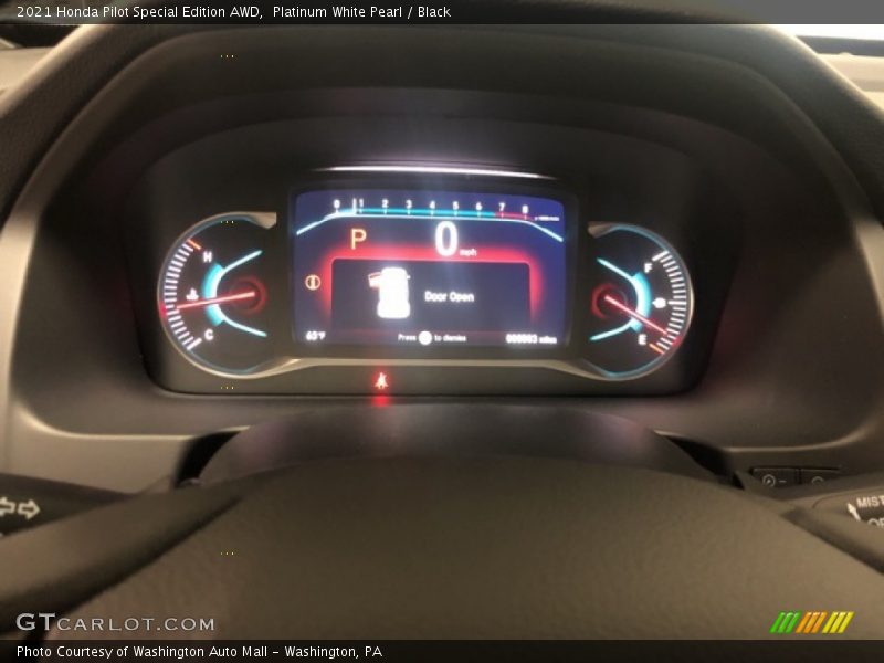 Platinum White Pearl / Black 2021 Honda Pilot Special Edition AWD