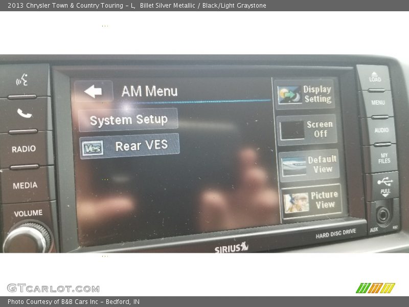 Billet Silver Metallic / Black/Light Graystone 2013 Chrysler Town & Country Touring - L