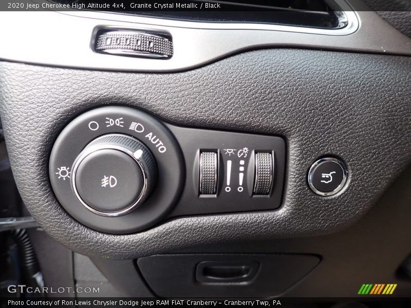 Controls of 2020 Cherokee High Altitude 4x4