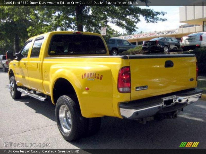 Blazing Yellow / Black 2006 Ford F350 Super Duty Amarillo Edition Crew Cab 4x4 Dually