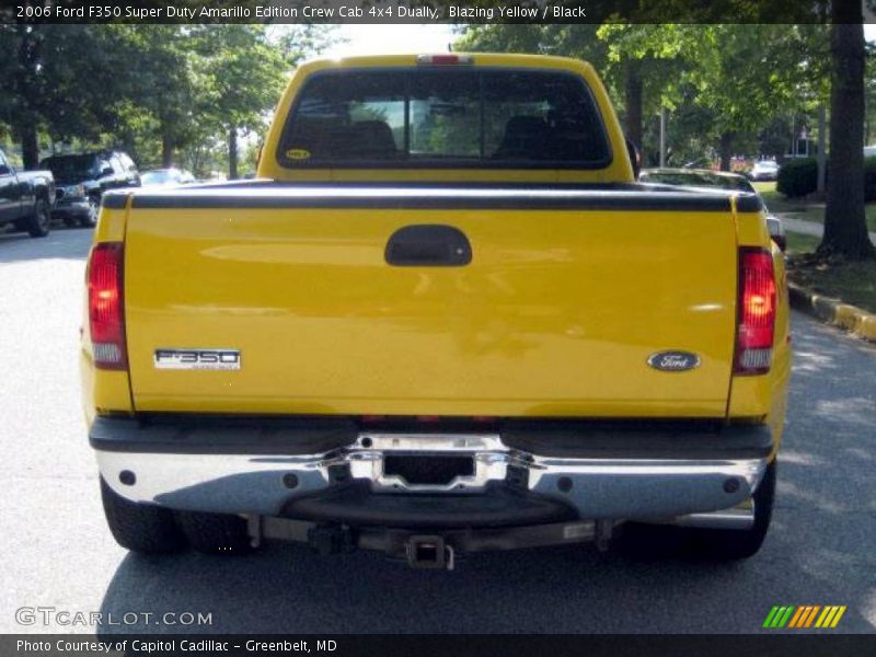 Blazing Yellow / Black 2006 Ford F350 Super Duty Amarillo Edition Crew Cab 4x4 Dually