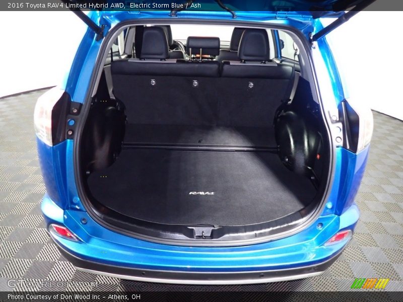 Electric Storm Blue / Ash 2016 Toyota RAV4 Limited Hybrid AWD