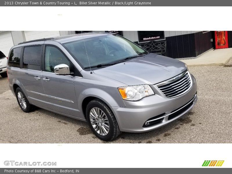 Billet Silver Metallic / Black/Light Graystone 2013 Chrysler Town & Country Touring - L