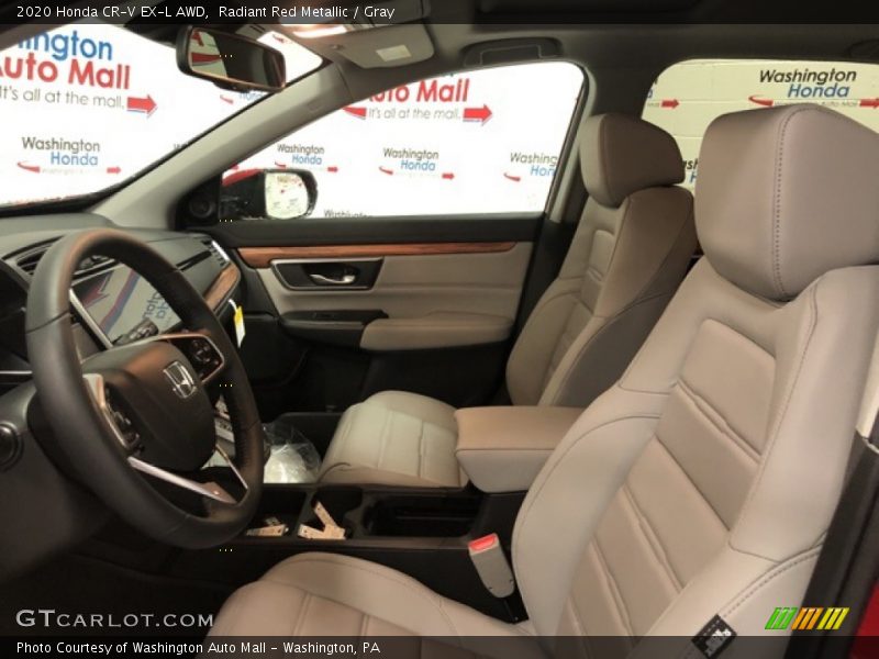 Radiant Red Metallic / Gray 2020 Honda CR-V EX-L AWD