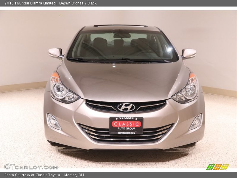 Desert Bronze / Black 2013 Hyundai Elantra Limited