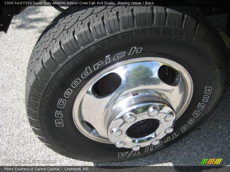 Blazing Yellow / Black 2006 Ford F350 Super Duty Amarillo Edition Crew Cab 4x4 Dually