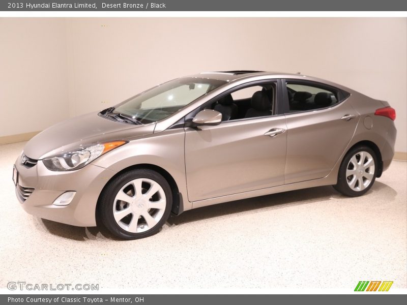 Desert Bronze / Black 2013 Hyundai Elantra Limited