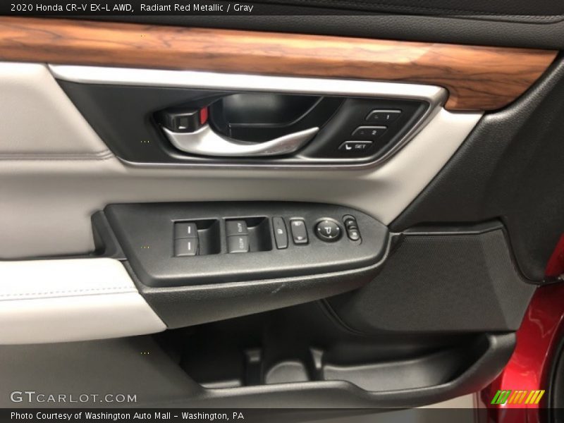 Radiant Red Metallic / Gray 2020 Honda CR-V EX-L AWD