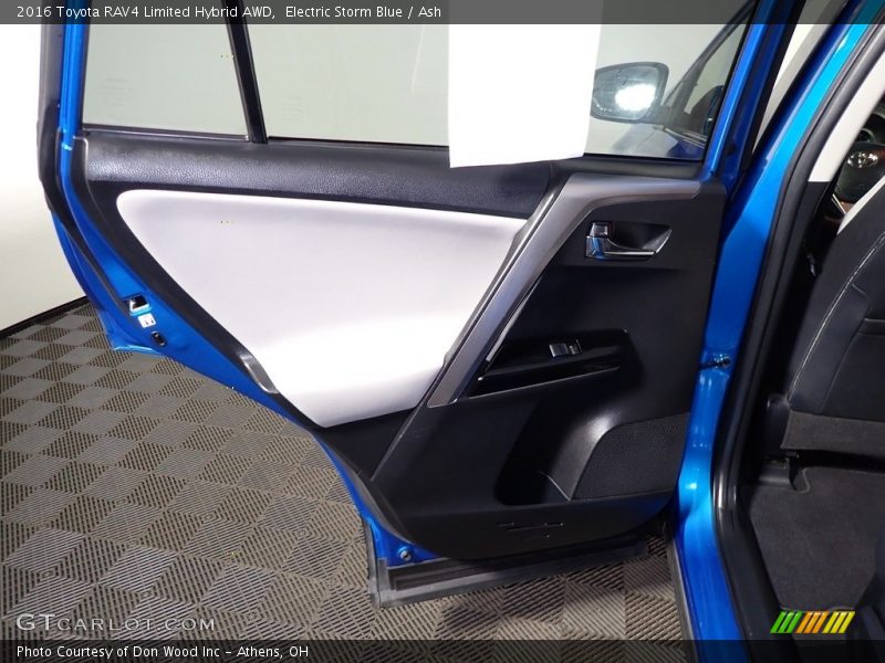 Electric Storm Blue / Ash 2016 Toyota RAV4 Limited Hybrid AWD