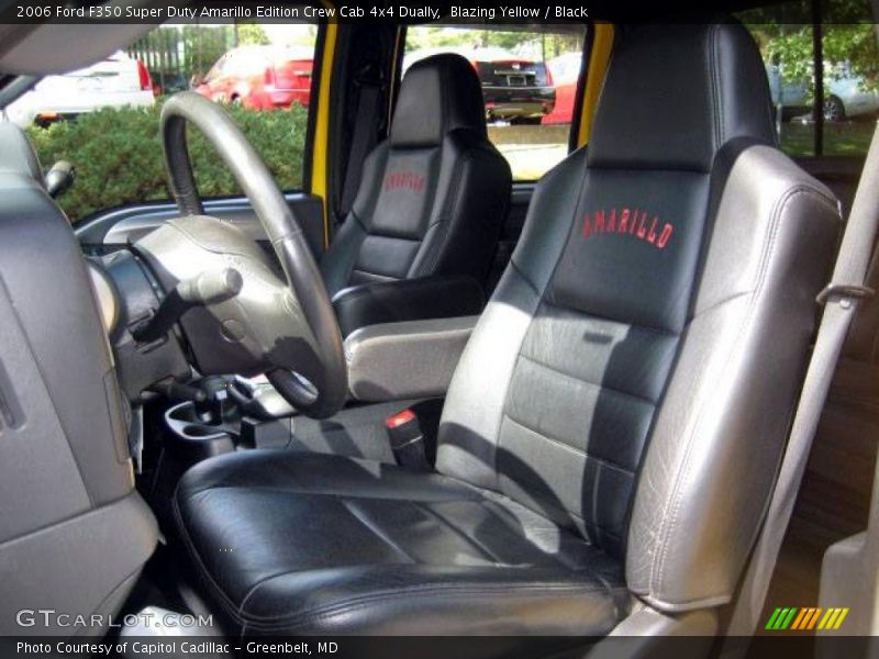 Blazing Yellow / Black 2006 Ford F350 Super Duty Amarillo Edition Crew Cab 4x4 Dually