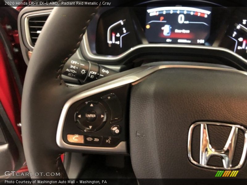 Radiant Red Metallic / Gray 2020 Honda CR-V EX-L AWD