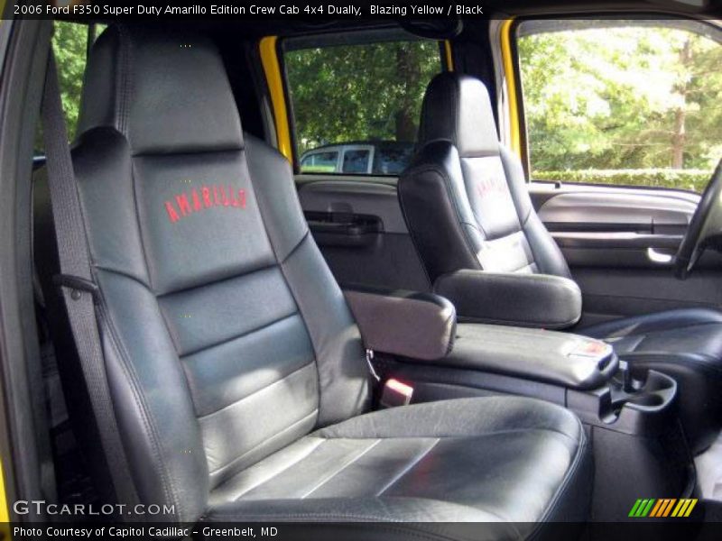 Blazing Yellow / Black 2006 Ford F350 Super Duty Amarillo Edition Crew Cab 4x4 Dually